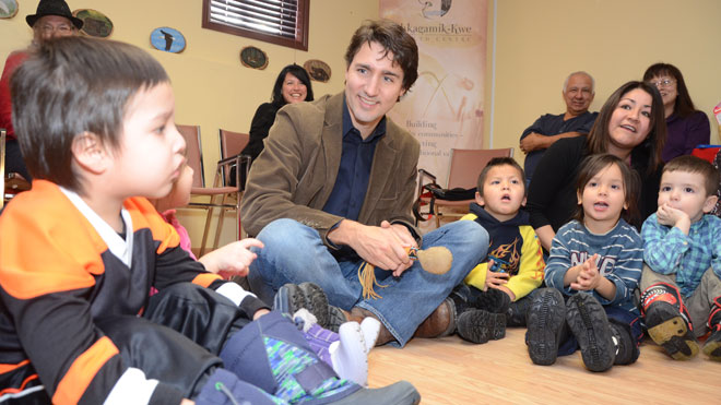 Trudeau: Shkagamik-Kwe Health Centre a model for Canada